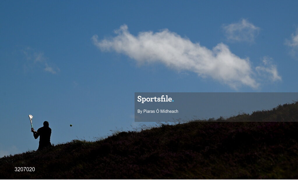 4 August 2025; Brendan Cummins of Tipperary competing in the Senior Hurling competition during the M. Donnelly GAA Poc Fada All-Ireland Finals at Annaverna Mountain in the Cooley Peninsula, Ravensdale, Louth. Photo by Piaras Ó Mídheach/Sportsfile