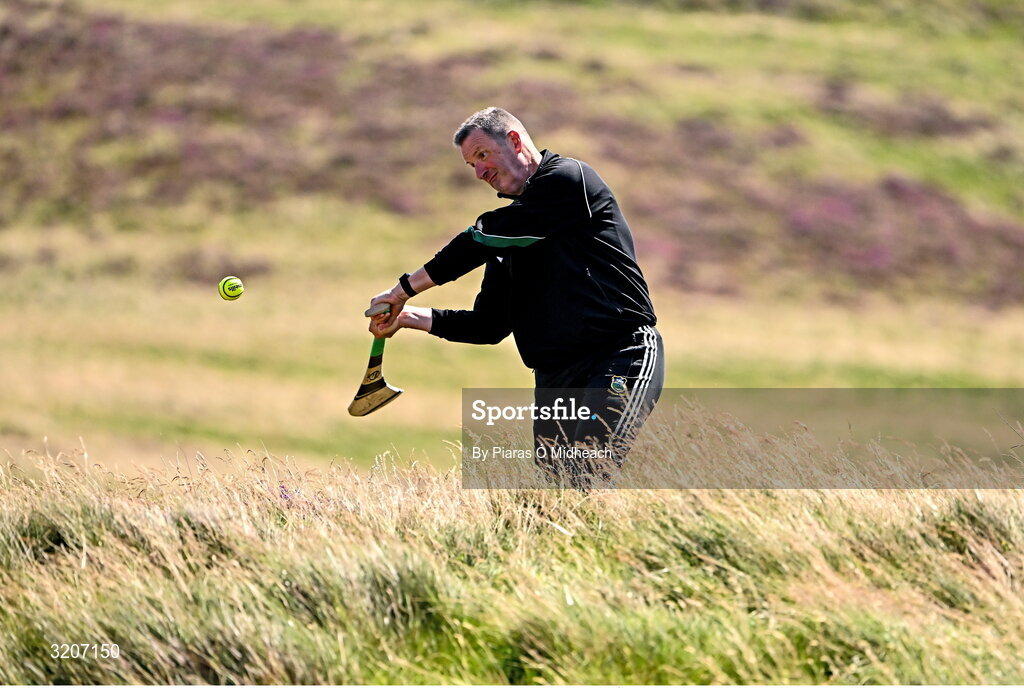 4 August 2025; Brendan Cummins of Tipperary competing in the Senior Hurling competition during the M. Donnelly GAA Poc Fada All-Ireland Finals at Annaverna Mountain in the Cooley Peninsula, Ravensdale, Louth. Photo by Piaras Ó Mídheach/Sportsfile