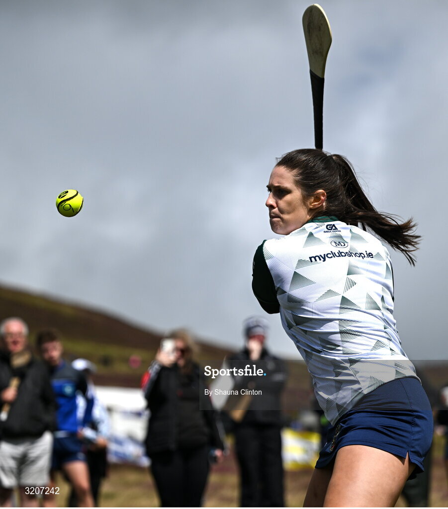 4 August 2025; Molly Lynch of Cork competing in the Camogie Senior Competition during the M. Donnelly GAA Poc Fada All-Ireland Finals at Annaverna Mountain in the Cooley Peninsula, Ravensdale, Louth. Photo by Shauna Clinton/Sportsfile
