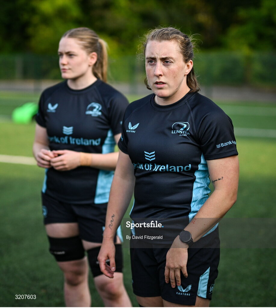 5 August 2025; Molly Boyne during a Leinster Rugby women's squad training and gym session at The High School in Rathgar, Dublin. Photo by David Fitzgerald/Sportsfile