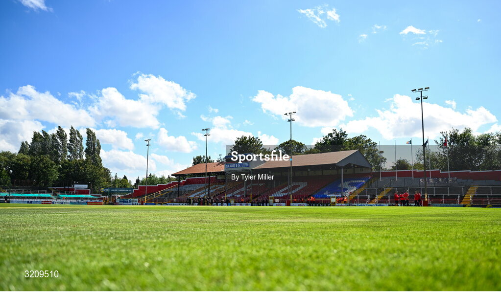 9 August 2025; A general view before the SSE Airtricity Men's Premier Division match between Shelbourne and Bohemians at Tolka Park in Dublin. Photo by Tyler Miller/Sportsfile