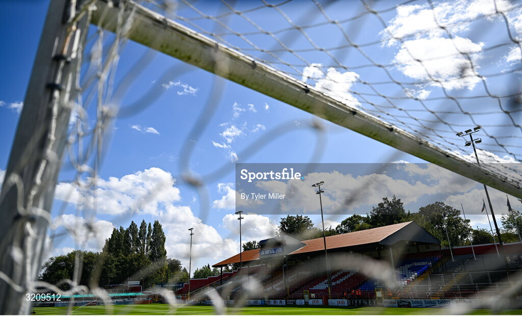 9 August 2025; A general view before the SSE Airtricity Men's Premier Division match between Shelbourne and Bohemians at Tolka Park in Dublin. Photo by Tyler Miller/Sportsfile