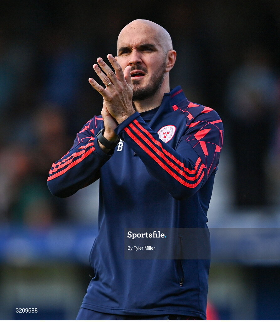 9 August 2025; Shelbourne head coach Joey O'Brien after the SSE Airtricity Men's Premier Division match between Shelbourne and Bohemians at Tolka Park in Dublin. Photo by Tyler Miller/Sportsfile