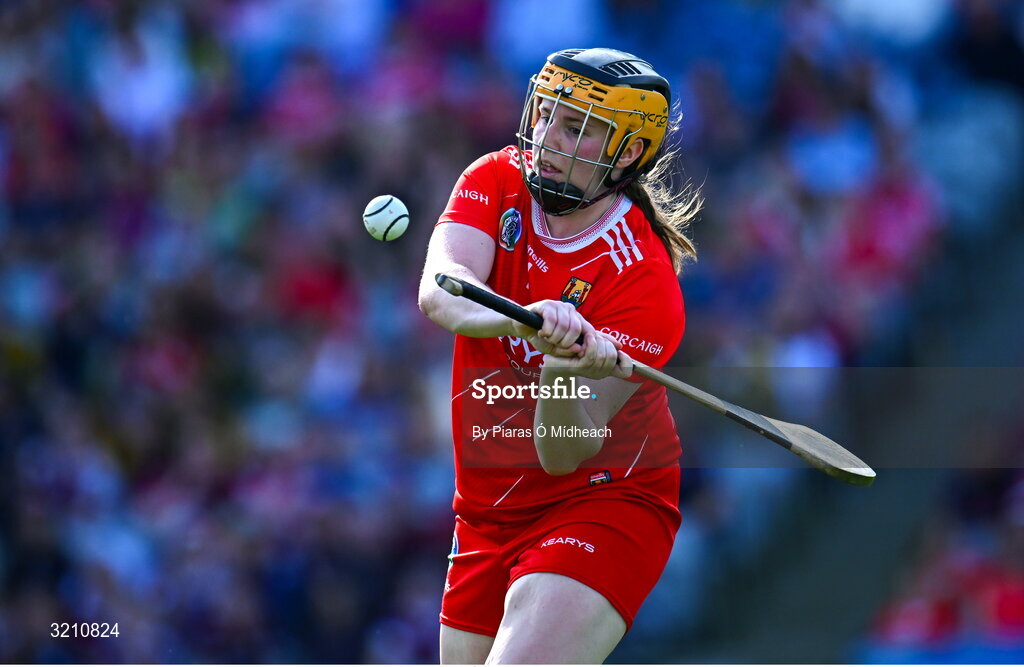 10 August 2025; Cork goalkeeper Amy Lee during the Glen Dimplex All-Ireland Senior Camogie Championship final match between Cork and Galway at Croke Park in Dublin. Photo by Piaras Ó Mídheach/Sportsfile