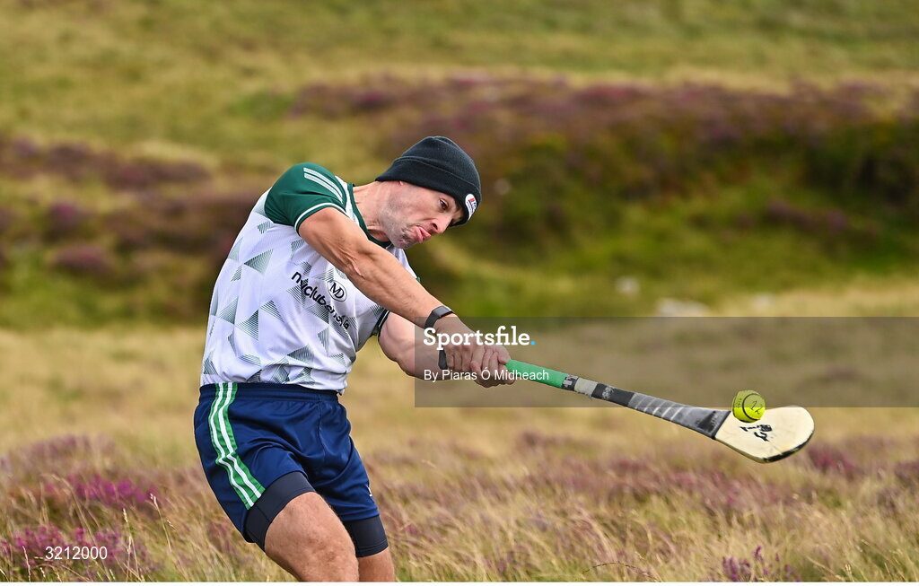 4 August 2025; Fionan Mackessy of Kilkenny competing in the Senior Hurling competition during the M. Donnelly GAA Poc Fada All-Ireland Finals at Annaverna Mountain in the Cooley Peninsula, Ravensdale, Louth. Photo by Piaras Ó Mídheach/Sportsfile