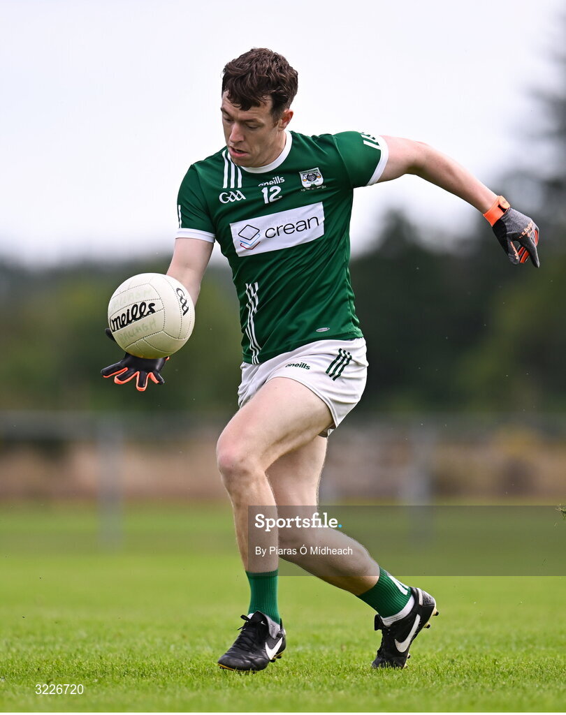 24 August 2025; Gareth O'Donnell of Charlestown Sarsfields during the Mayo County Senior Club Football Championship Round 2 match between Charlestown Sarsfields and Ballaghaderreen at Fr O'Hara Park in Charlestown, Mayo. Photo by Piaras Ó Mídheach/Sportsfile