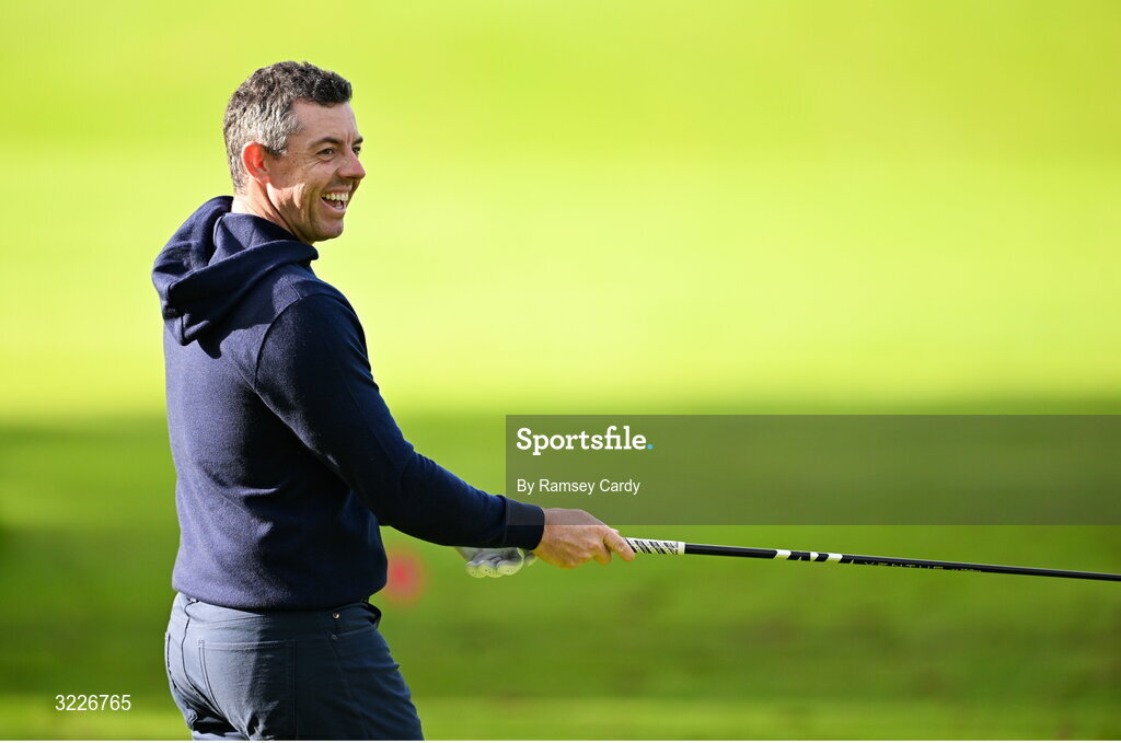 2 September 2025; Rory McIlroy of Northern Ireland during a practice round in advance of the Amgen Irish Open Golf Championship 2025 at The K Club in Straffan, Kildare. Photo by Ramsey Cardy/Sportsfile
