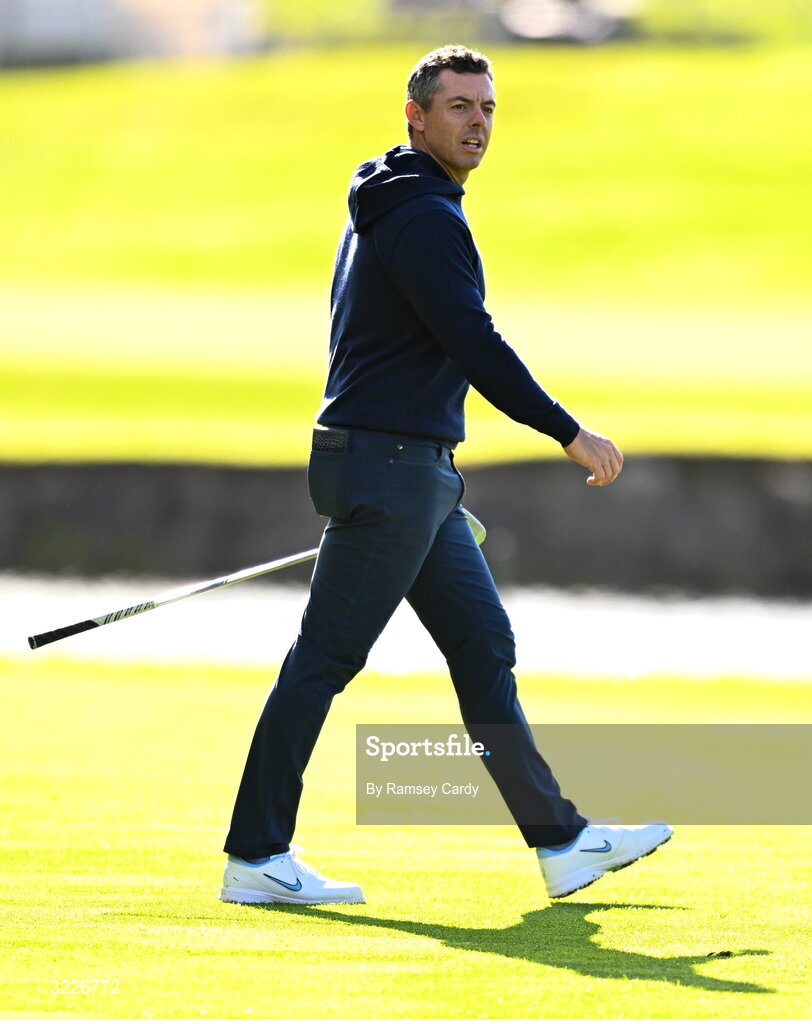 2 September 2025; Rory McIlroy of Northern Ireland during a practice round in advance of the Amgen Irish Open Golf Championship 2025 at The K Club in Straffan, Kildare. Photo by Ramsey Cardy/Sportsfile