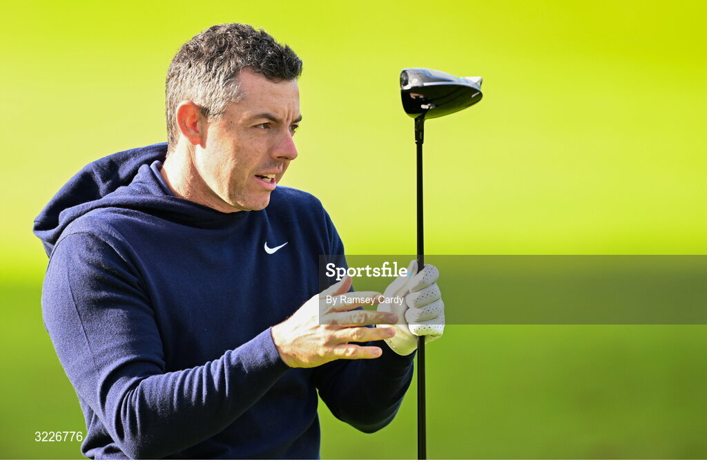 2 September 2025; Rory McIlroy of Northern Ireland during a practice round in advance of the Amgen Irish Open Golf Championship 2025 at The K Club in Straffan, Kildare. Photo by Ramsey Cardy/Sportsfile