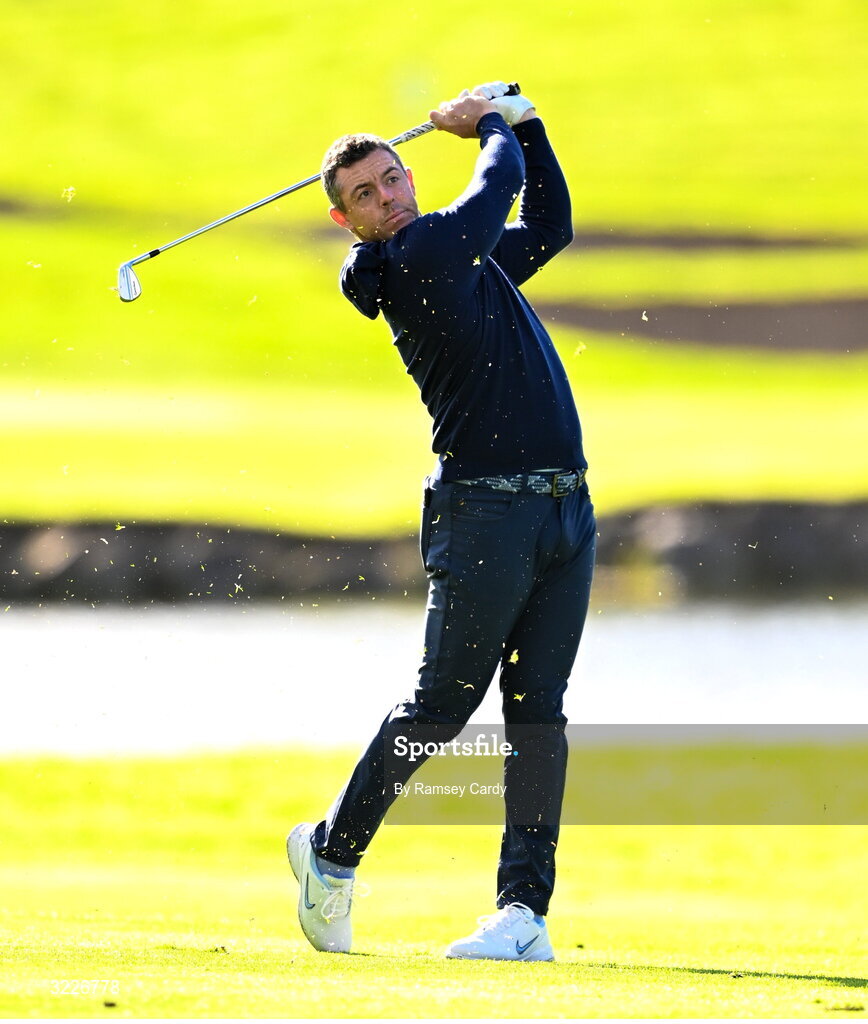 2 September 2025; Rory McIlroy of Northern Ireland during a practice round in advance of the Amgen Irish Open Golf Championship 2025 at The K Club in Straffan, Kildare. Photo by Ramsey Cardy/Sportsfile