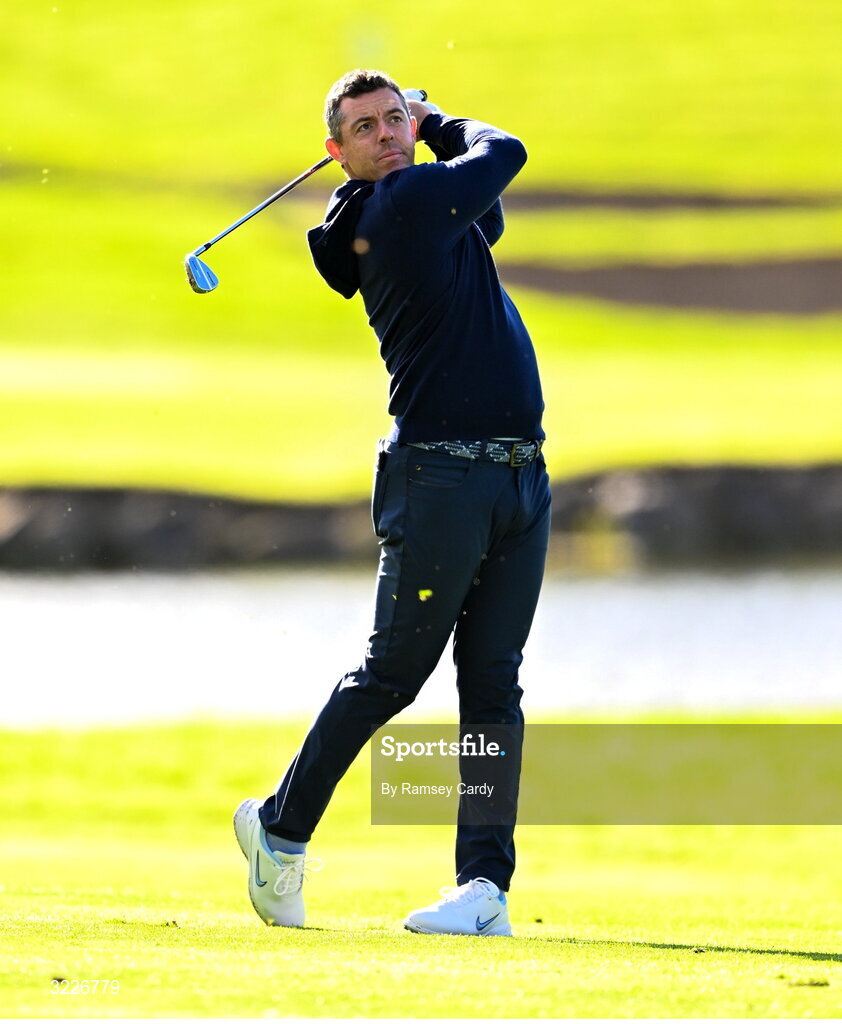 2 September 2025; Rory McIlroy of Northern Ireland during a practice round in advance of the Amgen Irish Open Golf Championship 2025 at The K Club in Straffan, Kildare. Photo by Ramsey Cardy/Sportsfile