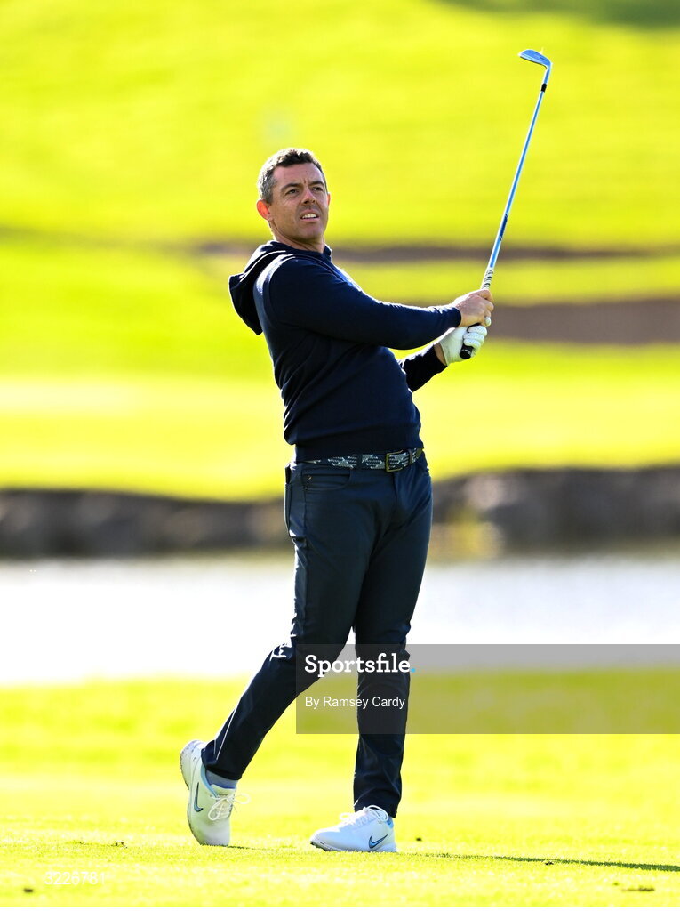 2 September 2025; Rory McIlroy of Northern Ireland during a practice round in advance of the Amgen Irish Open Golf Championship 2025 at The K Club in Straffan, Kildare. Photo by Ramsey Cardy/Sportsfile