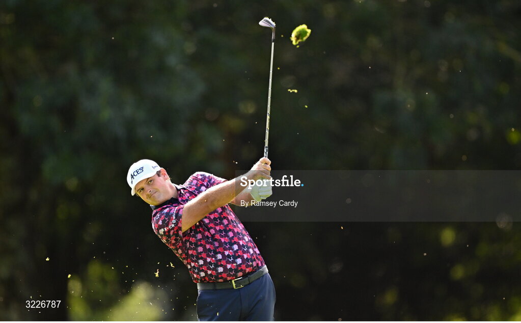 2 September 2025; Patrick Reed of USA during a practice round in advance of the Amgen Irish Open Golf Championship 2025 at The K Club in Straffan, Kildare. Photo by Ramsey Cardy/Sportsfile