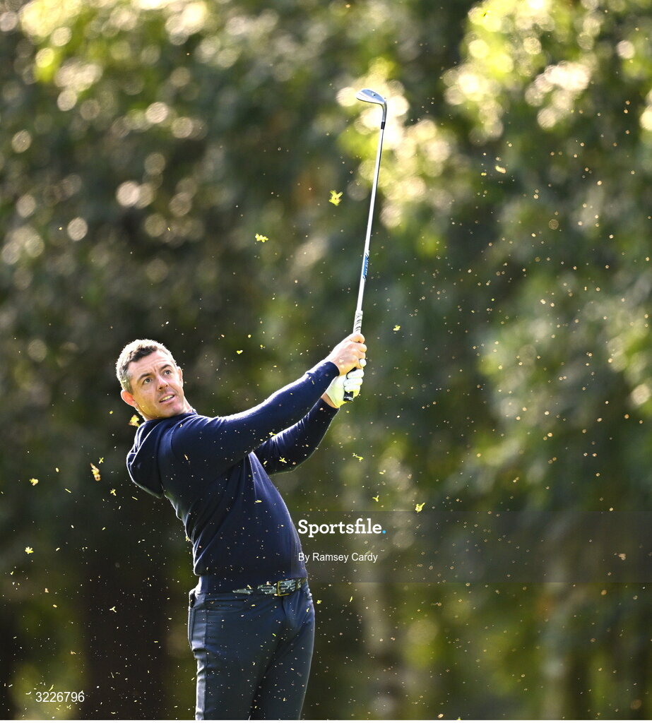 2 September 2025; Rory McIlroy of Northern Ireland during a practice round in advance of the Amgen Irish Open Golf Championship 2025 at The K Club in Straffan, Kildare. Photo by Ramsey Cardy/Sportsfile