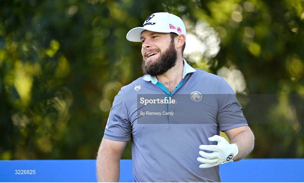 2 September 2025; Tyrrell Hatton of England during a practice round in advance of the Amgen Irish Open Golf Championship 2025 at The K Club in Straffan, Kildare. Photo by Ramsey Cardy/Sportsfile