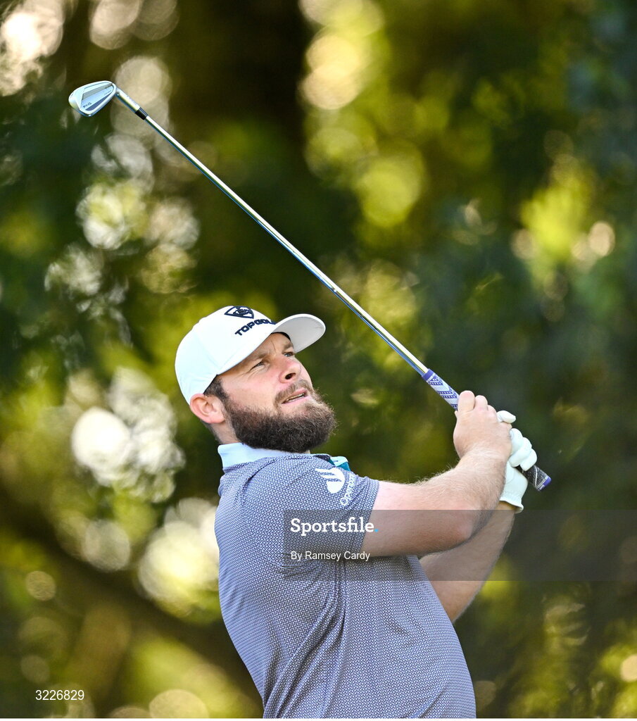 2 September 2025; Tyrrell Hatton of England during a practice round in advance of the Amgen Irish Open Golf Championship 2025 at The K Club in Straffan, Kildare. Photo by Ramsey Cardy/Sportsfile