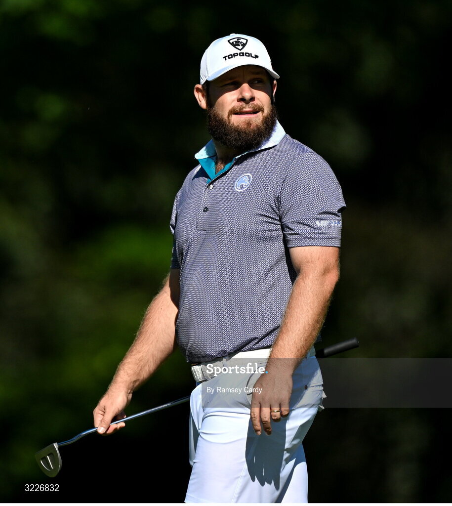 2 September 2025; Tyrrell Hatton of England during a practice round in advance of the Amgen Irish Open Golf Championship 2025 at The K Club in Straffan, Kildare. Photo by Ramsey Cardy/Sportsfile