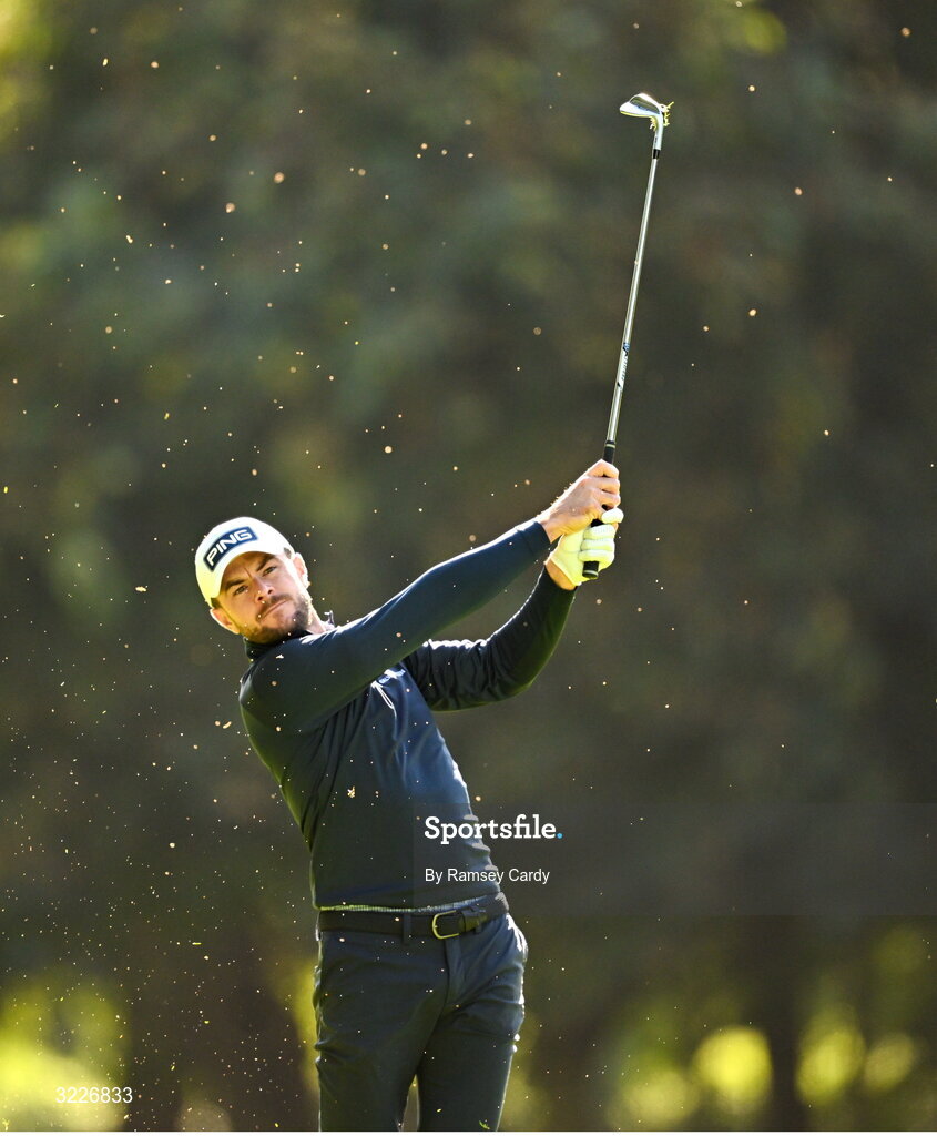 2 September 2025; Laurie Canter of England during a practice round in advance of the Amgen Irish Open Golf Championship 2025 at The K Club in Straffan, Kildare. Photo by Ramsey Cardy/Sportsfile