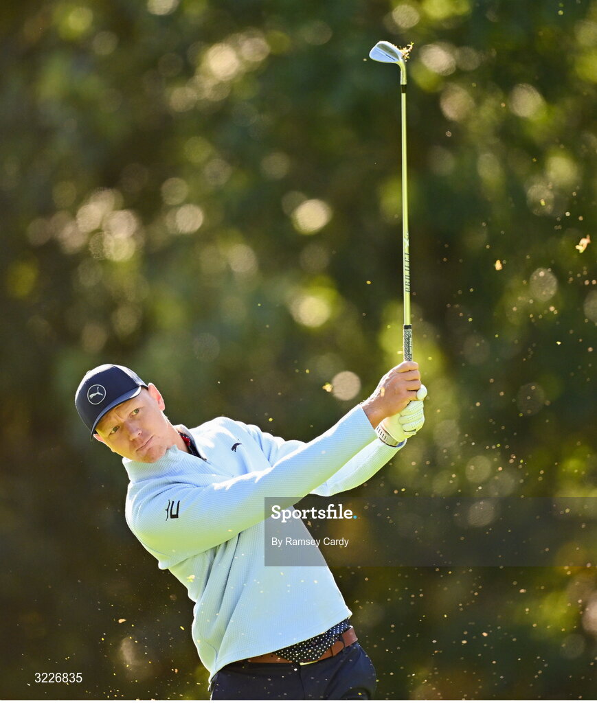 2 September 2025; Matti Schmid of Germany during a practice round in advance of the Amgen Irish Open Golf Championship 2025 at The K Club in Straffan, Kildare. Photo by Ramsey Cardy/Sportsfile