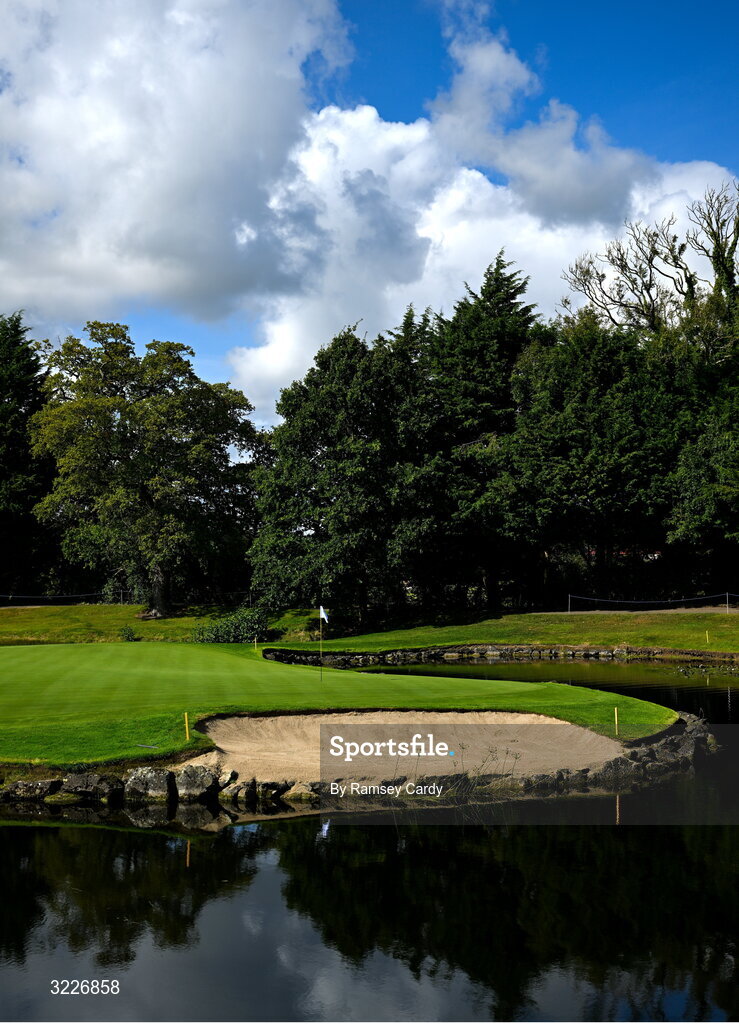 2 September 2025; A general view of the seventh green during a practice round in advance of the Amgen Irish Open Golf Championship 2025 at The K Club in Straffan, Kildare. Photo by Ramsey Cardy/Sportsfile