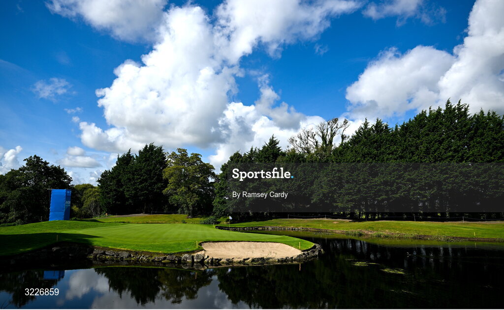2 September 2025; A general view of the seventh green during a practice round in advance of the Amgen Irish Open Golf Championship 2025 at The K Club in Straffan, Kildare. Photo by Ramsey Cardy/Sportsfile