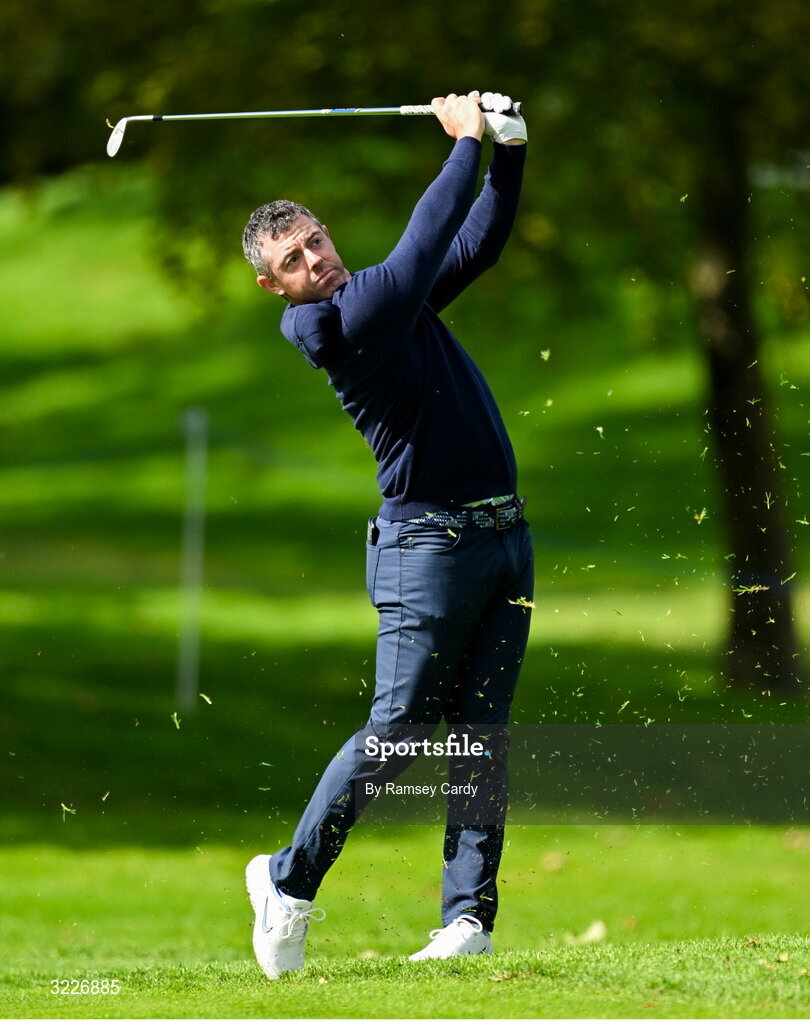 2 September 2025; Rory McIlroy of Northern Ireland during a practice round in advance of the Amgen Irish Open Golf Championship 2025 at The K Club in Straffan, Kildare. Photo by Ramsey Cardy/Sportsfile