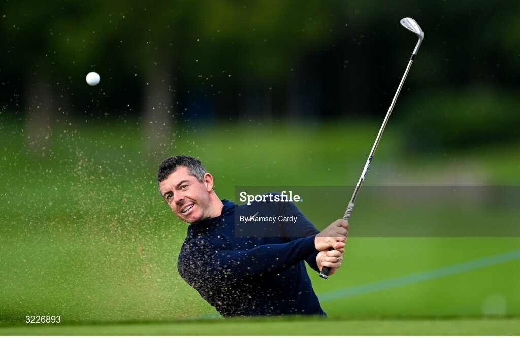 2 September 2025; Rory McIlroy of Northern Ireland during a practice round in advance of the Amgen Irish Open Golf Championship 2025 at The K Club in Straffan, Kildare. Photo by Ramsey Cardy/Sportsfile