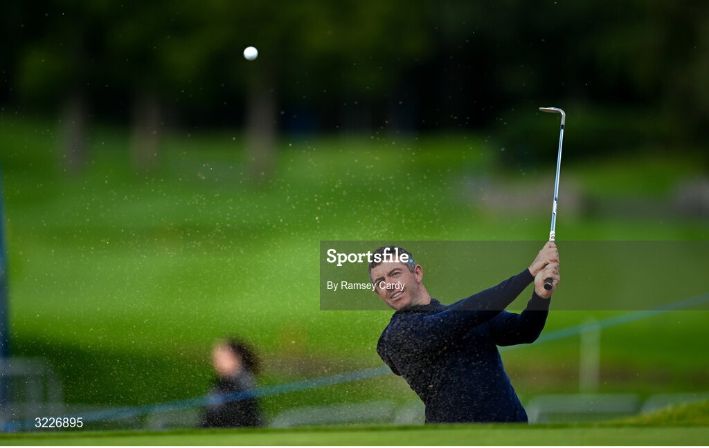 2 September 2025; Rory McIlroy of Northern Ireland during a practice round in advance of the Amgen Irish Open Golf Championship 2025 at The K Club in Straffan, Kildare. Photo by Ramsey Cardy/Sportsfile