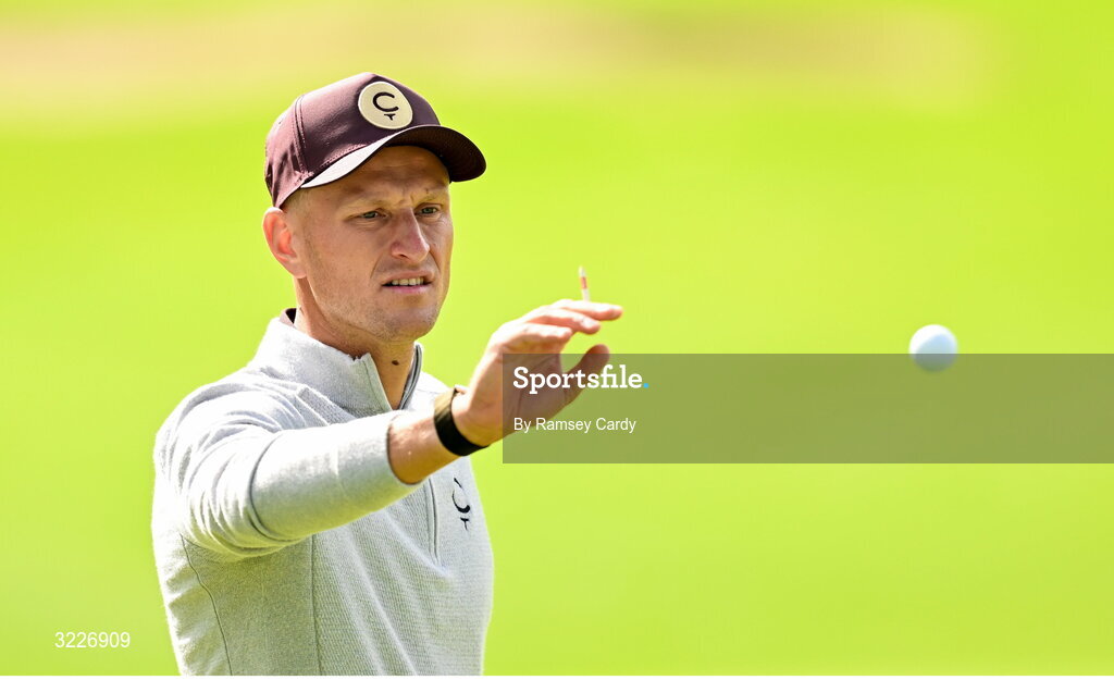2 September 2025; Adrian Meronk of Poland during a practice round in advance of the Amgen Irish Open Golf Championship 2025 at The K Club in Straffan, Kildare. Photo by Ramsey Cardy/Sportsfile