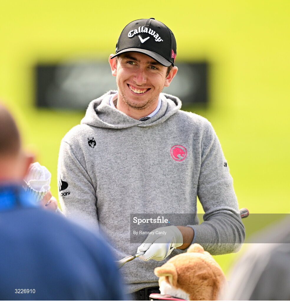 2 September 2025; Tom McKibbin of Northern Ireland during a practice round in advance of the Amgen Irish Open Golf Championship 2025 at The K Club in Straffan, Kildare. Photo by Ramsey Cardy/Sportsfile