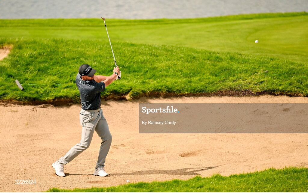 2 September 2025; Alex Maguire of Ireland during a practice round in advance of the Amgen Irish Open Golf Championship 2025 at The K Club in Straffan, Kildare. Photo by Ramsey Cardy/Sportsfile
