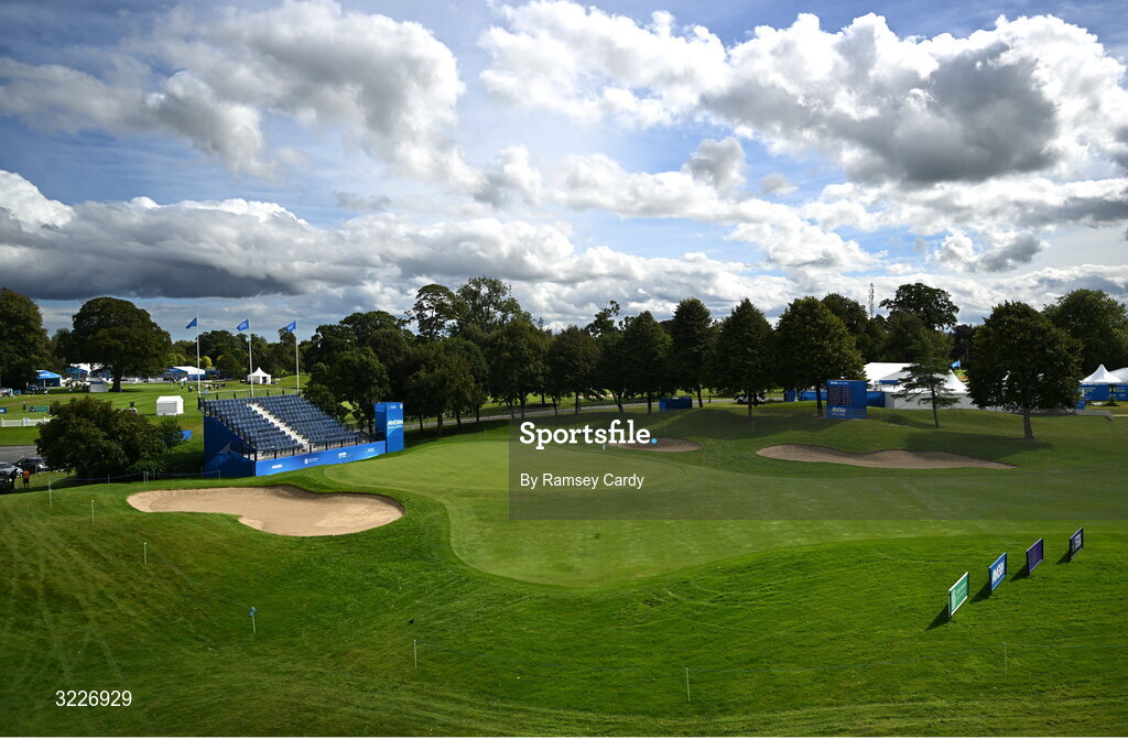 2 September 2025; A general view of the ninth green during a practice round in advance of the Amgen Irish Open Golf Championship 2025 at The K Club in Straffan, Kildare. Photo by Ramsey Cardy/Sportsfile
