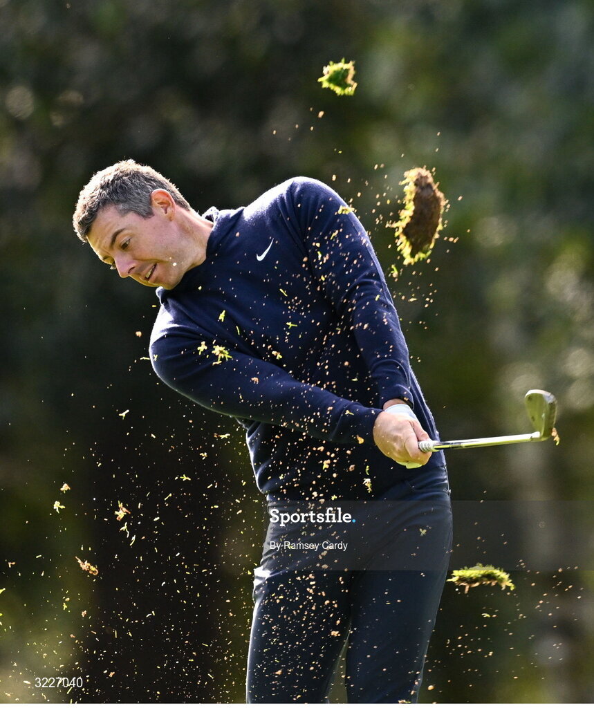 2 September 2025; Rory McIlroy of Northern Ireland during a practice round in advance of the Amgen Irish Open Golf Championship 2025 at The K Club in Straffan, Kildare. Photo by Ramsey Cardy/Sportsfile