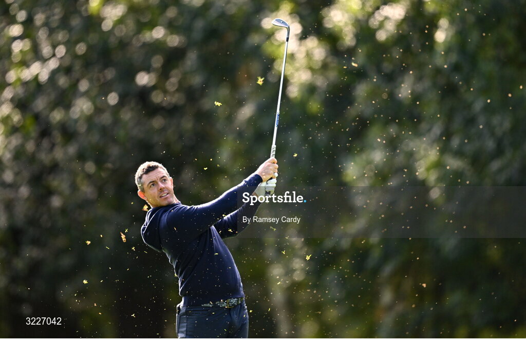 2 September 2025; Rory McIlroy of Northern Ireland during a practice round in advance of the Amgen Irish Open Golf Championship 2025 at The K Club in Straffan, Kildare. Photo by Ramsey Cardy/Sportsfile
