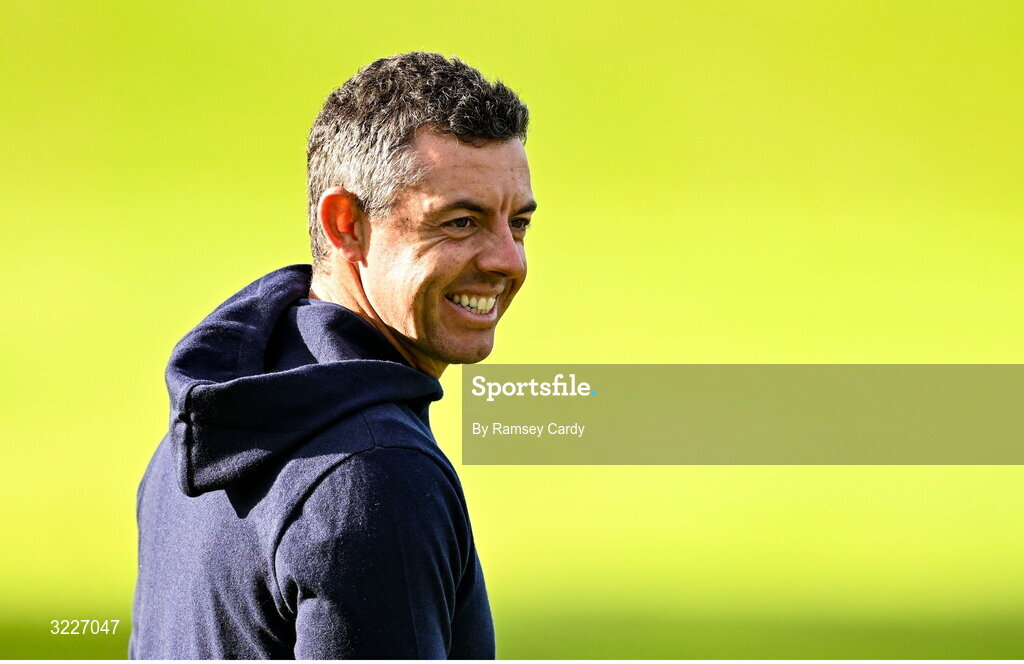 2 September 2025; Rory McIlroy of Northern Ireland during a practice round in advance of the Amgen Irish Open Golf Championship 2025 at The K Club in Straffan, Kildare. Photo by Ramsey Cardy/Sportsfile
