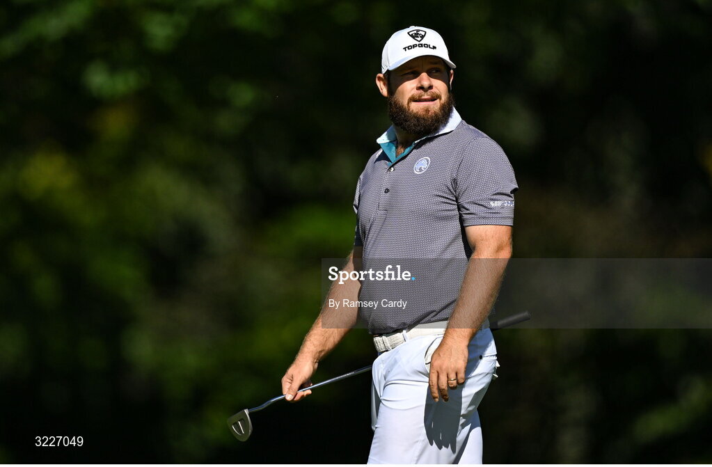 2 September 2025; Tyrrell Hatton of England during a practice round in advance of the Amgen Irish Open Golf Championship 2025 at The K Club in Straffan, Kildare. Photo by Ramsey Cardy/Sportsfile