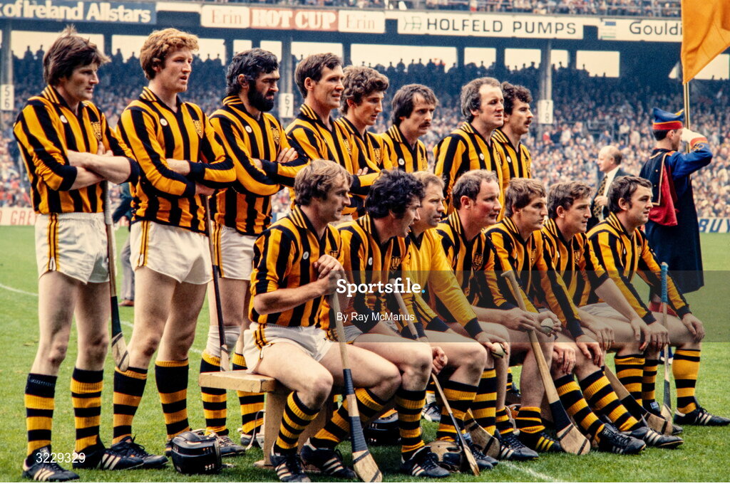 5 September 1982; Kilkenny team, back, from left, Richie Power, Christy Heffernan, Dick O’Hara, Frank Cummins, Liam Fennelly, Billy Fitzpatrick, Paddy Prendergast and John Henderson, with, front, Joe Hennessy, Ger Henderson, Noel Skehan, Brian Cody, Ger Fennelly, Kieran Brennan and Nickey Brennan before the All-Ireland Senior Hurling Championship Final match between Cork and Kilkenny at Croke Park in Dublin. Photo by Ray McManus/Sportsfile