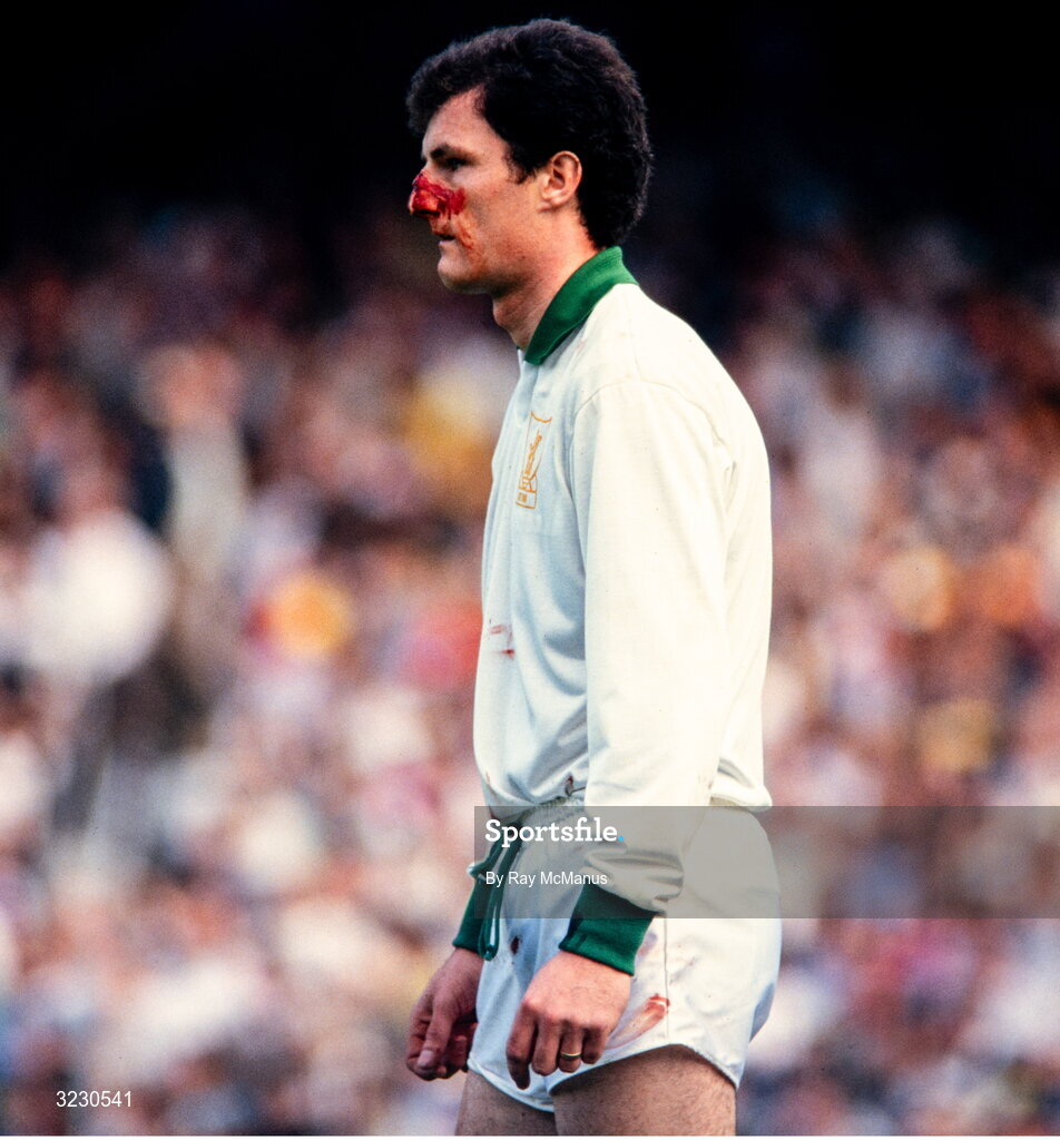 24 August 1986; Meath goalkeeper Michael McQuillan during the All-Ireland Senior Football Championship semi-final match between Meath and Kerry at Croke Park in Dublin. Photo by Ray McManus/Sportsfile