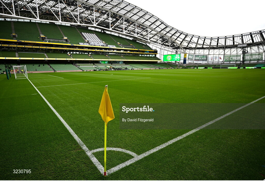6 September 2025; A general view before the FIFA World Cup 2026 Group F qualifying match between Republic of Ireland and Hungary at the Aviva Stadium in Dublin. Photo by David Fitzgerald/Sportsfile