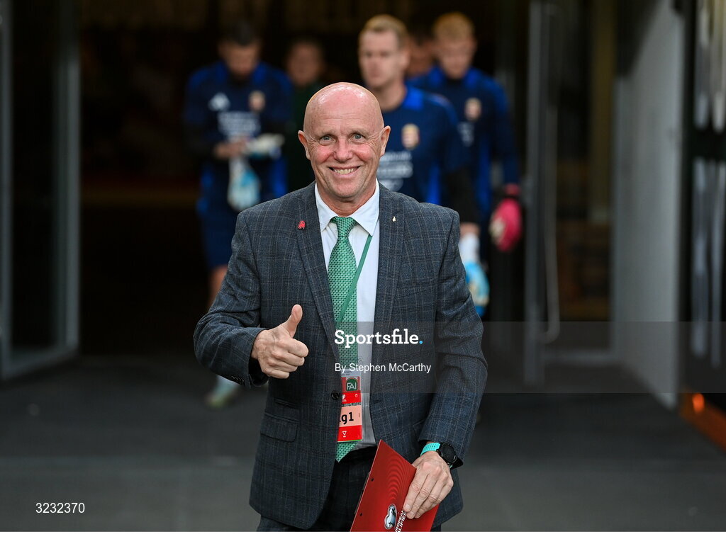 6 September 2025; Paul Martyn before the FIFA World Cup 2026 Group F qualifying match between Republic of Ireland and Hungary at the Aviva Stadium in Dublin. Photo by Stephen McCarthy/Sportsfile