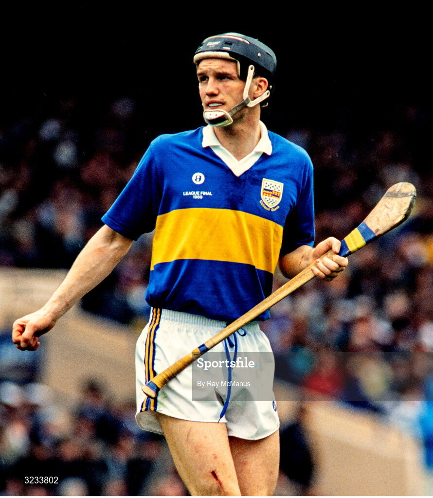 30 April 1989; Noel Sheehy of Tipperary during the Royal Liver National Hurling League Final between Galway and Tipperary at Croke Park in Dublin. Photo by Ray McManus/Sportsfile