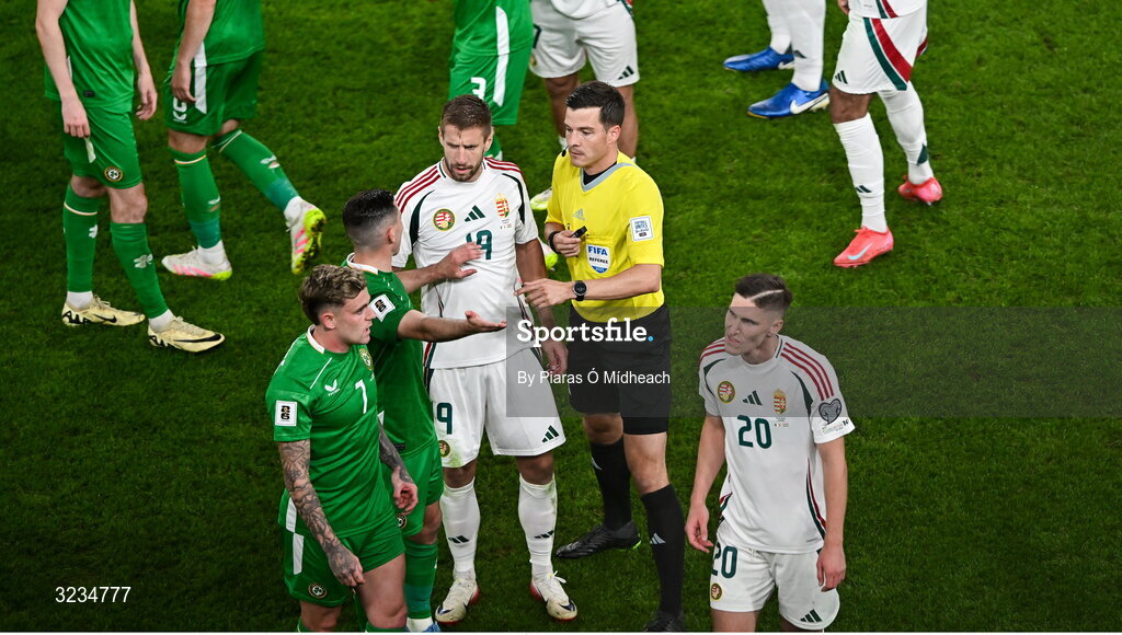 6 September 2025; Referee Harm Osmer during the FIFA World Cup 2026 Group F qualifying match between Republic of Ireland and Hungary at the Aviva Stadium in Dublin. Photo by Piaras Ó Mídheach/Sportsfile