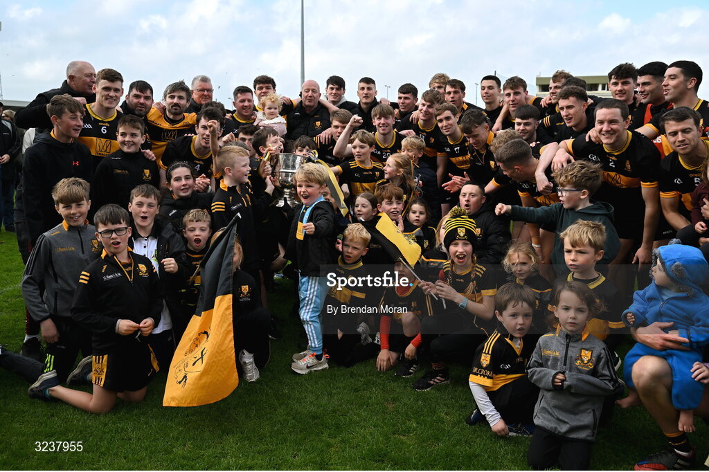 14 September 2025; The Dr Crokes team celebrate with the Michael O'Connor cup after the Kerry County Senior Club Football Championship final match between Dr Crokes and Na Gaeil at Austin Stack Park in Tralee, Kerry. Photo by Brendan Moran/Sportsfile
