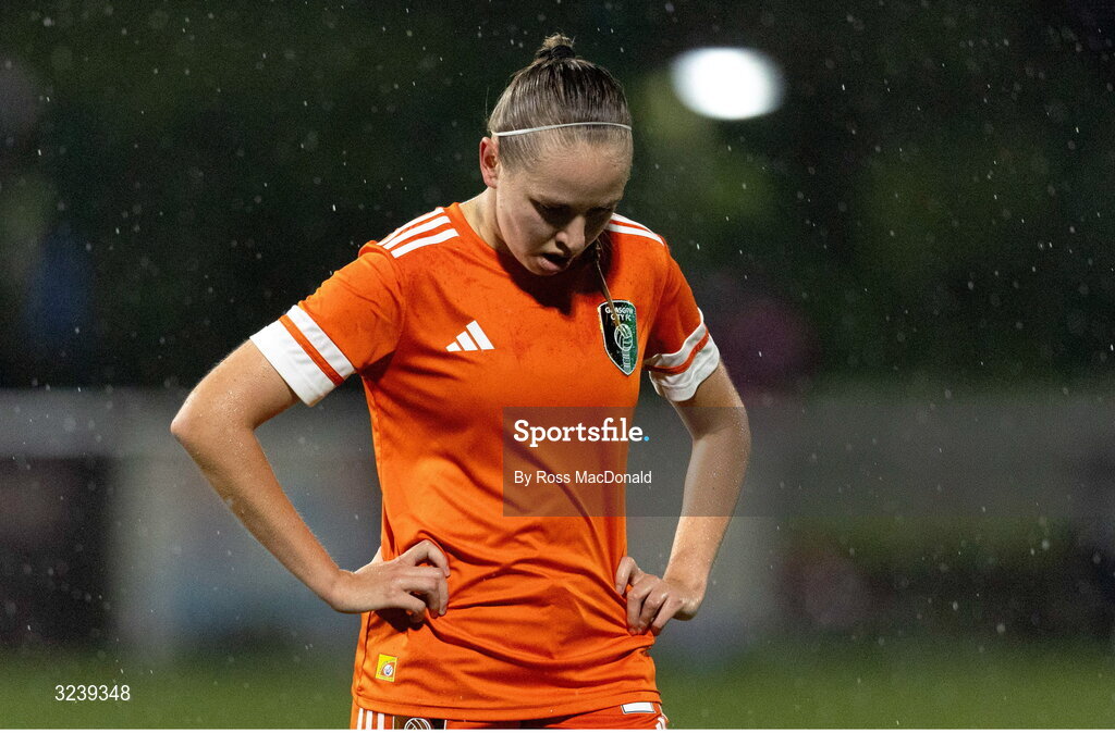 10 September 2025; Sofia Maatta of Glasgow City after the UEFA Women's Europa Cup first qualifying round first leg match between Glasgow City and Athlone Town at Petershill Park in Glasgow, Scotland. Photo by Ross MacDonald/Sportsfile