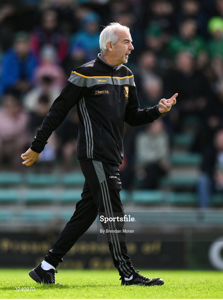 14 September 2025; Dr Crokes selector Pat O'Shea during the Kerry County Senior Club Football Championship final match between Dr Crokes and Na Gaeil at Austin Stack Park in Tralee, Kerry. Photo by Brendan Moran/Sportsfile