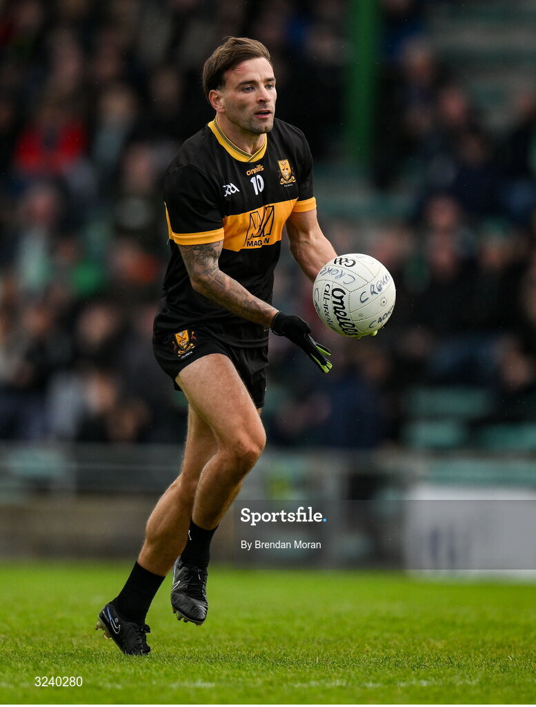 14 September 2025; Micheal Burns of Dr Crokes during the Kerry County Senior Club Football Championship final match between Dr Crokes and Na Gaeil at Austin Stack Park in Tralee, Kerry. Photo by Brendan Moran/Sportsfile