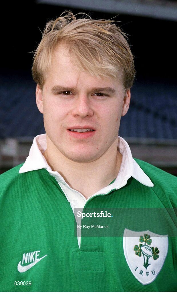 15 January 1994; Simon Geoghegan, Ireland. Picture credit: Ray McManus / SPORTSFILE
