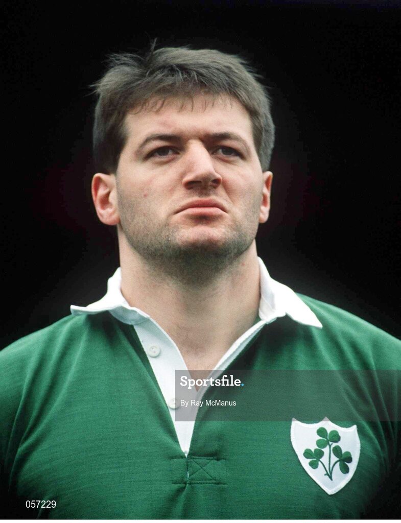 18 January 1992; Neil Francis, Ireland. Picture credit: Ray McManus / SPORTSFILE