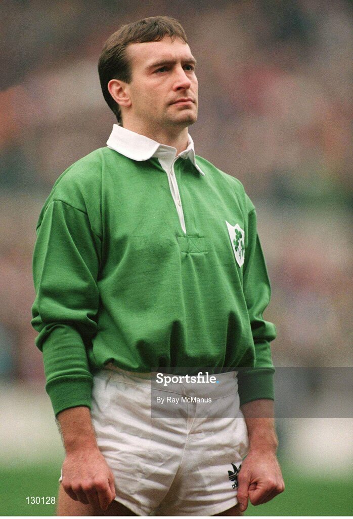 18 January 1992; Keith Crossan, Ireland. Five Nations Rugby Championship, Ireland v Wales, Lansdowne Road, Dublin. Picture credit: Ray McManus / SPORTSFILE