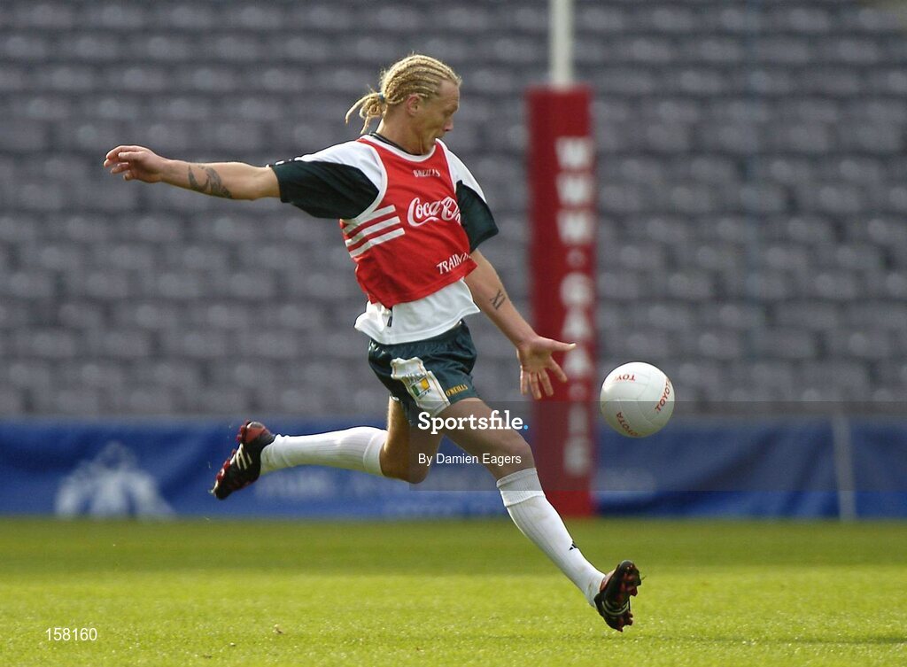 15 October 2004; Ciaran McDonald in action during Ireland International Rules team training. Croke Park, Dublin. Picture credit; Damien Eagers / SPORTSFILE